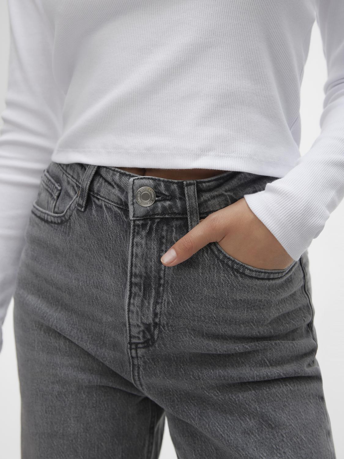 VMTESSA Wide Jeans - Medium Grey Denim